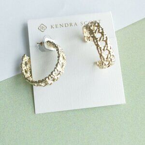 Kendra Scott Natalie Hoop Earrings - Gold
